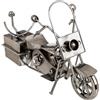 MIJOMA Portabottiglie in metallo stile motociclista: retrò, cafe racer, bobber, chopper, vintage e classico, portabottiglie per motociclisti (stile bobber)