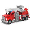 Driven by Battat - Autopompa a braccio, 20 cm - Camion dei pompieri giocattolo per bambini - Camion giocattolo con luci e suoni - Parti mobili - 3 anni +