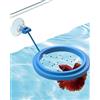 Pawfly Anello di alimentazione dei pesci per acquario con ventosa Piccolo anello rotondo di alimentazione per pesci galleggianti per Betta Pesce rosso Guppy Tartaruga