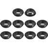 QUARKZMAN 10pz Passacavo 20mm ID 25mm Guarnizione per Cavi Passacavo in Gomma Gommini Passacavo Elettrico per Firewall Guarnizione per Cablaggio Elettrico, Nero