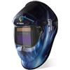 HITBOX Casco per Saldatura Auto Oscurante ad Energia Solare con Ampia Gamma di Ombreggiatura Eegolabile 4/9-13 per Saldatore ad Arco Mig Tig (OCEAN)