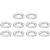 PATIKIL Distanziali Acciaio Inossidabile M8, 10Pz Rondelle Metallici Guarnizione Acciaio Inossidabile 8,2mm ID x 16mm OD x 2mm L Rotondo Distanziatori Kit Viti da 5/16 o M8