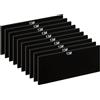 PATIKIL 10pz Vetro per Saldatura Tonalità 11 Vetro 10,8 x 5cm Nero | Coperture per Piastra di Filtro Oscurante di Ricambio per Casco da Saldatura, Vetro Temperato