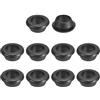 QUARKZMAN 30pz Passacavo 12mm ID 14mm Guarnizione per Cavi Passacavo in Gomma Gommini Passacavo Elettrico per Firewall Guarnizione per Cablaggio Elettrico, Nero