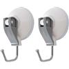 YANGWEN Coppia di 2 Ganci a Ventosa Professionale, No Forature, Impermeabile - Per Pareti Lisce in Bagno, Cucina, Finestre - Ideale per Asciugamani, Cappotti, Borse, Cappelli