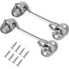 RUCUDIM 2 chiavistelli per porta, chiavistelli per porta, in acciaio inox, per porte o finestre, per porte (10 cm/4 pollici)