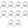 sourcing map Fascette stringitubo a molla a doppio filo, 20 pezzi in acciaio inox 304, diametro interno 7 mm, adatto per tubi da 7,8 mm-8,2 mm OD tubo carburante tubo in silicone clip a molla