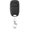 APKLVSR Remplacement pour SCS Sentinel AAM0128 - Télécommande Allarmi 433,92 MHz 2 Canaux à Code Secret Tournant Simply Control, Portée 80 m, SOS & Mode Partiel, Compatible KitAlarm, Noire (1 pièces)