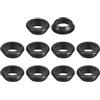 QUARKZMAN 30pz Passacavo 18mm ID 22mm Guarnizione per Cavi Passacavo in Gomma Gommini Passacavo Elettrico per Firewall Guarnizione per Cablaggio Elettrico, Nero