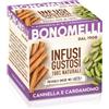 Bonomelli Infusi Gustosi, Cannella e Cardamomo, Confezione da 10 Filtri, Aroma Dolce e Fresco, Senza Caffeina, da Gustare a Caldo o a Freddo, Ingredienti 100% Naturali (20g)