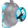 WC Piastre laterali WC per cuffie Arctis Nova, di Wicked Cushions | Compatibili con Arctis Nova Pro Wireless/Pro Wired/Nova Elite/Nova Pro Omni/Nova 7 / 7X / 7P | Cyan Prism