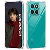 ISOI - Cover per Honor X8c Custodia, con Paraurti Airbag Antiurto Protezione Completa, Case Protettiva in Silicone TPU Ultrasottile e Morbido - Trasparente