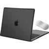 MOSISO Custodia Cornice TPU Morbido Compatibile con MacBook Air 13 Cover M5 M4 M3 M2 2026-2022 A3449 A3240 A3113 A2681, display 13,6 pollici, Case Antigraffio e Anti-impronte&Poggiapolsi, Nero