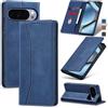 Jasonyu Cover per Google Pixel 10/10 Pro Flip Custodia in Pelle PU, Cover a Libro Portafoglio, Funzione Supporto, Magnetica, Slot Schede, TPU Bumper Caso Custodia (Blu)