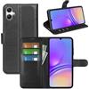 Kezaizhe Custodia per Samsung A07 PU Pelle Wallet Protettivo Cellulare Flip Cover per Samsung Galaxy A07 4G A075 a Portafoglio Telefono con Magnetica (Nero)
