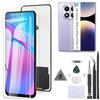 RongZy LCD Display per Xiaomi Redmi Note 14 PRO 5G 24090RA29G Schermo LCD Touch Screen Assemblea Sostituzione di Vetro Digitalizzatore con Strumenti(Nero)