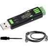 Waveshare USB a CAN Adattatore Analizzatore CAN Bus Convertitore Basato su Chip STM32, Supporta Windows 11/10/8/7/XP e Raspberry Pi OS/Jetson Nano Ubuntu ecc. Sistemi Linux, con Cavo USB