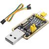 QIQIAZI UART-TTL USB Adattatore con Convertitore CH340G, 3.3V / 5V UART-TTL USB Adattatore con Cavo Jumper compatibile con Arduino