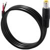 KUOQIY 1m 16AWG 12V DC 7.9x0.9 mm Cavo di Alimentazione, DC7909 Connettore Maschio Cavo di Alimentazione, per Celle Solari Laptop Alimentazione