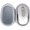 Lebakort Duro Viaggio Caso Custodia per Logitech M650 Mouse (bianco)