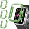 iVoler 3 Pezzi Cover Rigida PC per Apple Watch SE (2025/2022 / 2020) / Series 6 5 4 40mm (Senza Pellicola Protettiva), Ultra Sottile Custodia Antiurto e Anti-Graffio Bumper Case, Verde Menta