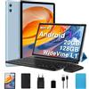 Tablet 11 Pollici Android 14 con 24GB RAM +256GB ROM (Espandibile Fino a 1 TB), Face ID