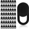 Goktvai 100pz Coperture Privacy per Fotocamera Anteriore, Copriwebcam Ultra Sottile Nero Scorrevole Protegge la Tua Privacy & Sicurezza per Laptop Desktop Telefono Tablet