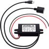 Zorblix DC 24v a 12v Regolatore Riduttore, Step Down Convertitore 3A 15W, Trasformatore Convertitore Adattatore di Alimentazione per Auto Camion Veicolo Barca, IP67 (USB+Micro USB)