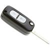 Jongo® - Guscio Chiave Pieghevole Compatibile con Renault Clio 3 Twingo 2 Kangoo 2 Wind | Custodia Telecomando 2 Pulsanti | Ricambio Economico Senza Elettronica | Specialista dal 2011