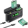 CITYORK 3-slot caricatore e 2PCS 2400mAh batteria compatibile Gopro13 Hero, ricambio batteria per Gopro13 Hero caricatore kit accessori con con display LCD e cavo USB