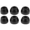 Briny River 3 paia di punte in memory foam compatibili con auricolari Bo-se QuietComfort II, compatibili con Ultra Earbuds Black (S/M/L)