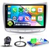 VECHTEL 4G+128G Autoradio Android 15 per Lancia Delta 2009-2019, 9'' Incell HD Schermo Tactile co Carplay Android Auto senza Fili, Stereo Auto Supporto GPS Wi-Fi USB Bluetooth Radio FM RDS Retrocamera