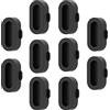 Chofit Tappi tappi compatibili con Garmin Forerunner 965 265 265S/Venu Sq 2/Venu2 Plus/Fenix 7/epix2/Bounce/Instinct Crossover, tappi antipolvere in silicone (nero)