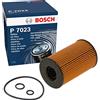 Bosch Filtro Olio per Auto P7023 - Protegge l'olio motore da fuliggine e da particelle metalliche - Offre una lubrificazione efficace del motore