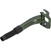 Hünersdorff - Tubo di scarico per tanica di carburante in metallo, flessibile con tubo di ventilazione, lunghezza 195 mm, diametro 21 mm, verde oliva