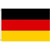 YAAVAAW Grande bandiera della Germania 1,5x0,9 mt con occhielli per Giochi Olimpici, Coppa Europea 2024, Giardino, Bar, Decorazioni per Feste Sportive Indoor e Outdoor
