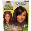 African Pride Olive Miracle Deep Conditioning No-Lye Relaxer - Regular Kit 8-Count by African Pride