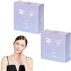 VPB 2Pcs 10M Filo di Mappatura Delle Sopracciglia,Filo di mappatura pre-impregnato per trucco permanente e forniture per microblading|Kit di mappatura delle sopracciglia(Bianco)