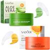 HIGUANG 120 Pezzi Aloe Vera Maschera Occhi, Vitamina C Patch Occhi, Maschera Contorno OCCHI, Patch occhi Antirughe, Anti-Occhiaie, Idrata Anti-Età, Rimuovi Borse e Puffiness