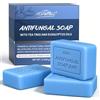 POP MODERN.C Sapone Antimicotico Con Olio Di Tea Tree, Confezione da 3 x100g, Trattamento Per Acne Su Viso e Corpo e Altro Ancora - Per Prurito, Acne e Cattivo Odore Corporeo Per Donne e Uomini