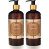 Ottoman Argan Spa - Sapone liquido Marrakech Oud, confezione da 2 (2 x 400 ml)