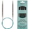 KnitPro 36102 Mindful - Ferri circolari per lavorare a maglia, 5,50 mm, 80 cm, colore verde blu, 5,5 mm