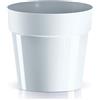 Prosperplast Vaso da fiori Cube 199x199x183 mm, Bianco