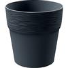 Prosperplast Maceta FURU , dimensiones (mm) 178x178x180, color Antracita