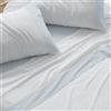 Burrito Blanco | Completo Lenzuola | Letto da 105 cm. (+Misure Disponibili) | Design 549 | Colore Blu (105 x 190/200 cm)