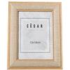 DRW Set di 12 Portafoto Vari in Tessuto e DM con Display da 13 x 18 cm in Beige 18 x 13 x 1,5 cm