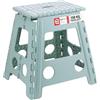 Relaxdays Sgabello Pieghevole XL Trasportabile da Bagno o Campeggio, 150 kg, Altezza 39 cm, Dimensioni 39x39x32 cm