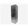 DRW Portaombrelli albero della vita argento con gancio per ombrelli piccoli argento 15,5 x 15,5 x 49 cm