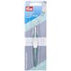 Prym 610925 Taglia-asole ergonomico - piccolo, con punta a sfera, impugnatura antiscivolo e cappuccio protettivo, ideale per scucire cuciture e punti, adatto per destrimani e mancini, colore salvia