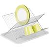 Zeller 27267 Scolapiatti 43 x 32 x 22 cm, Plastica, Superficie Cromata [Importato da Germania e Regno Unito]